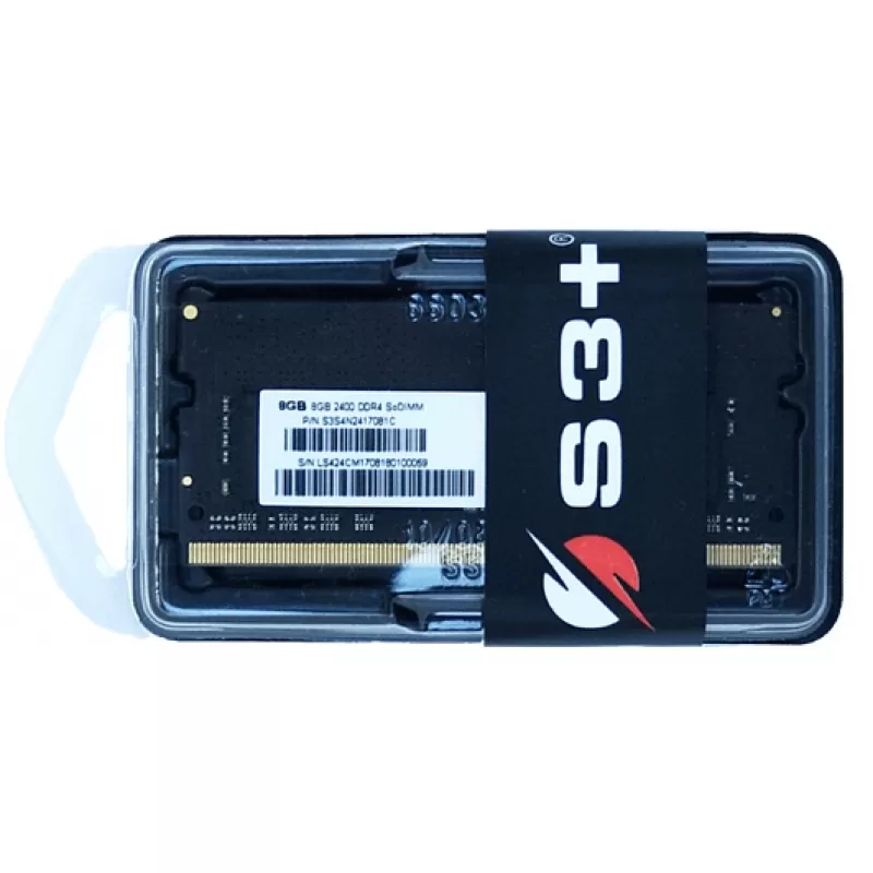 Memoria para Notebook S3+ S3S4N2619041 4GB DDR4 2666MHz CL19