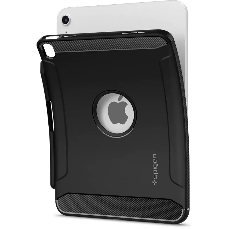 Capa Spigen para iPad 10th 10.9" ACS05552 Rugged Armor - Black