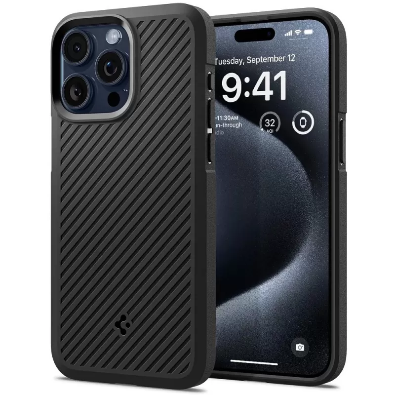 Capa Spigen IPhone 15 Pro Max ACS06441 Core Armor - Matte Black