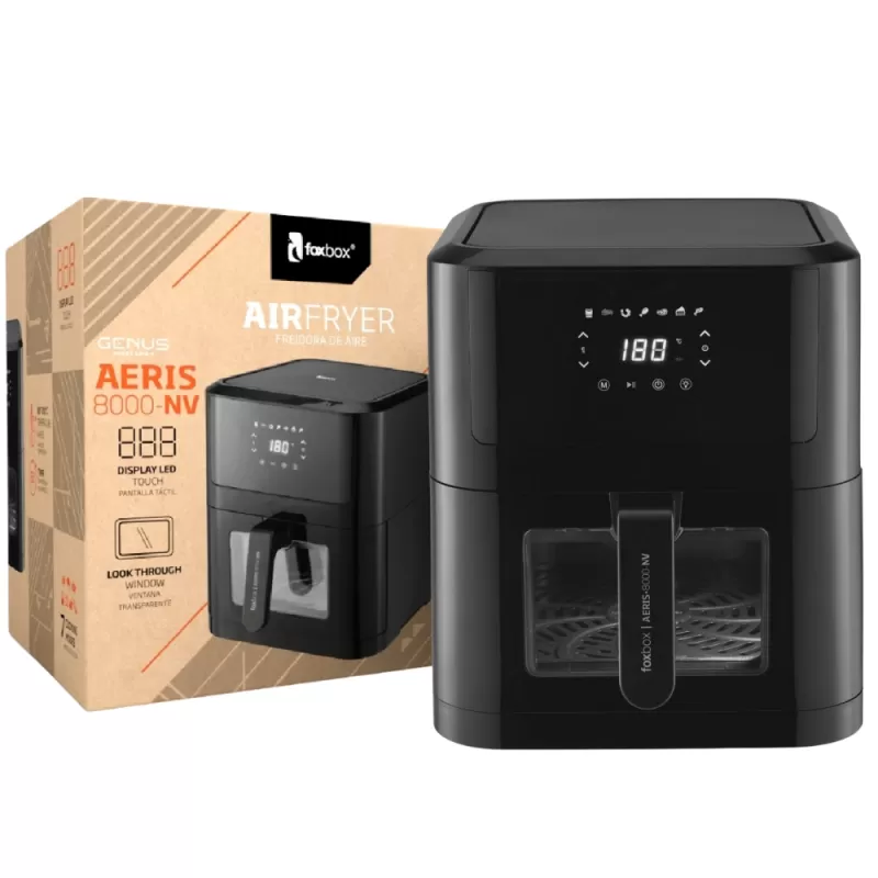 Freidora Eléctrica Foxbox AERIS-8000-NV 1700W 8L 110V - Black