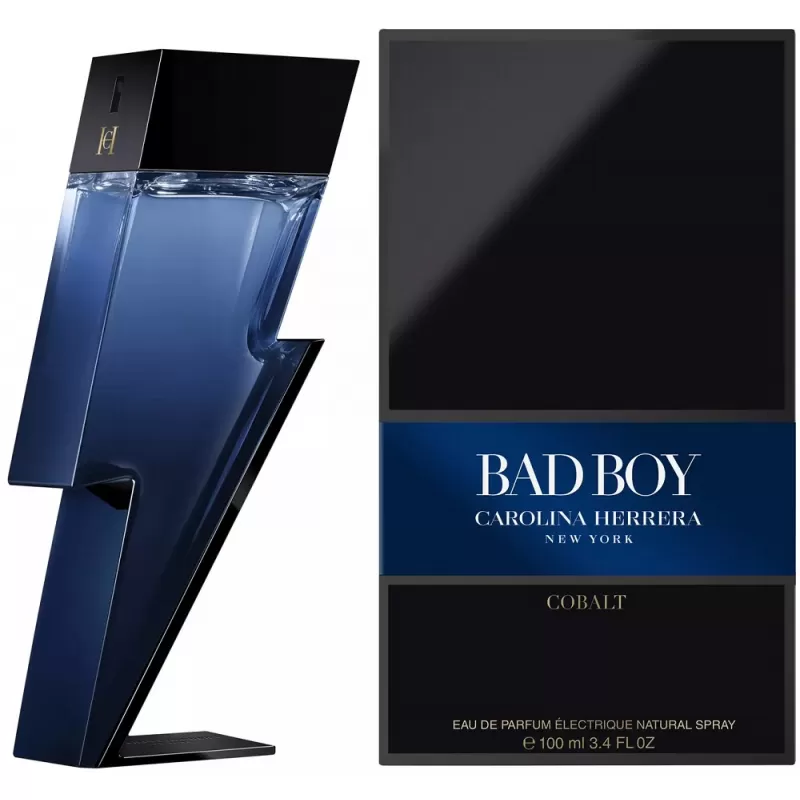 Perfume Carolina Herrera Bad Boy Cobalt EDP Eléctrique Masculino - 100ml