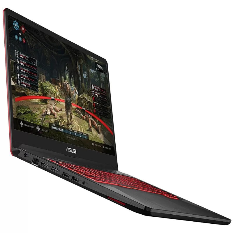 Notebook Asus TUF Gaming FX705DY-ER53 de 17.3" FHD con AMD Ryzen 5 3550H/8GB RAM/512GB SSD/Radeon RX 560X de 4GB/W10 - Negro/Rojo (Refurbished)