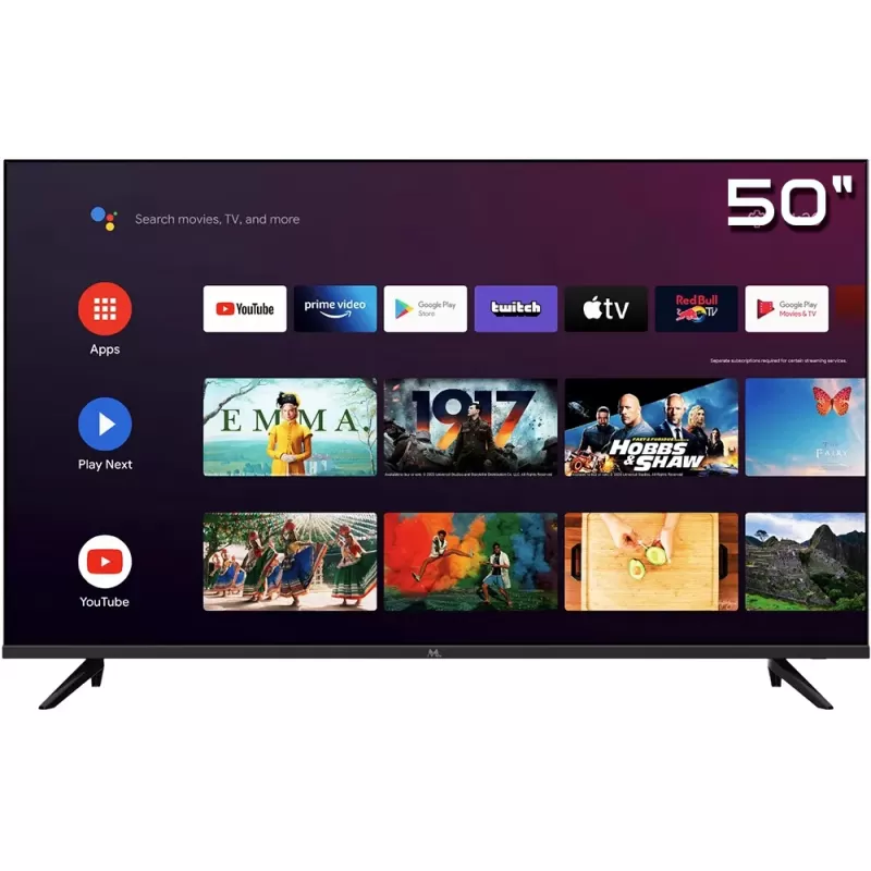 Smart TV LED Mtek 50" MK50FSAU 4K Ultra HD