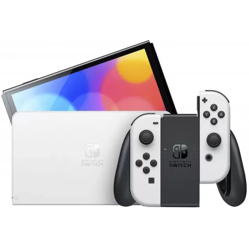 Consola Nintendo Switch OLED 64GB HEG S KAAAA - White (Japonés) - Caja Fea