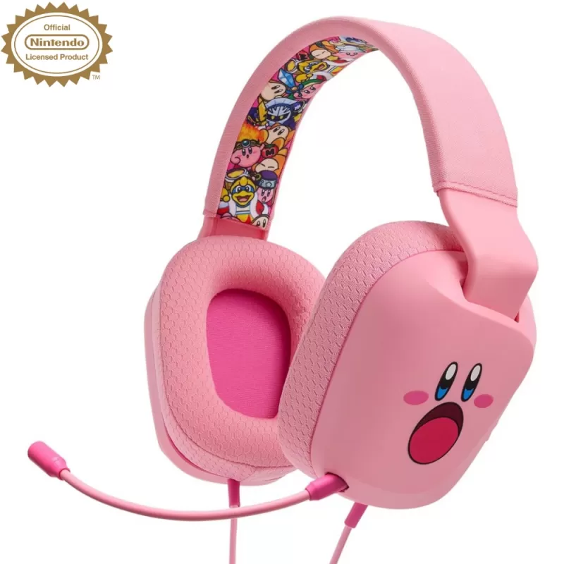 Auricular PowerA para Nintendo Switch - Kirby Mouthful (NSHS0299-01)