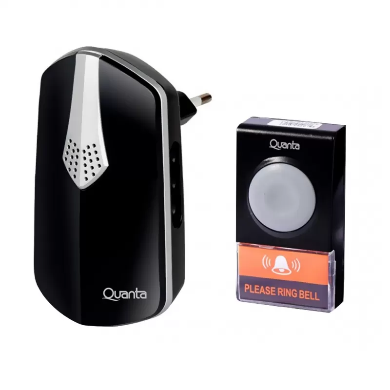 Timbre Inalámbrico Quanta QTCWE05I 2V - Black