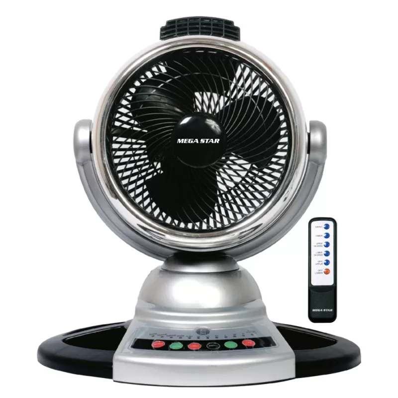 Ventilador MegaStar YF-302C 220V 35W 9" - Sil...