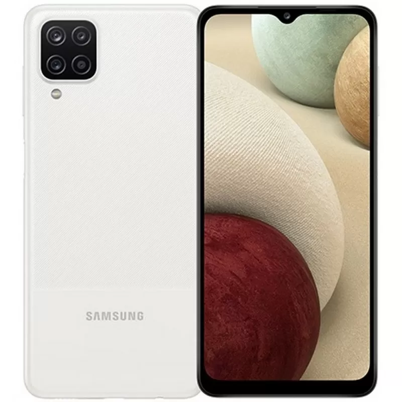 Smartphone Samsung Galaxy A12 SM-A125M LTE DS 4/64GB 6.5" Blanco (Garantía BR)