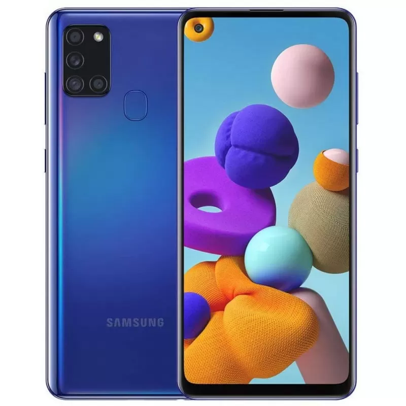 Smartphone Samsung Galaxy A21S SM-A217M LTE DS 4/128GB 6.5" Azul (Garantía PY-AR-UR)