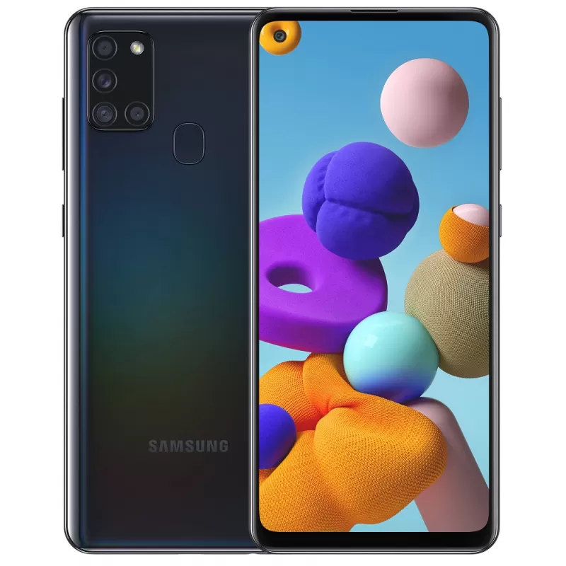 Smartphone Samsung Galaxy A21S SM-A217M LTE DS 3/32GB 6.5" Negro (Garantía BR)