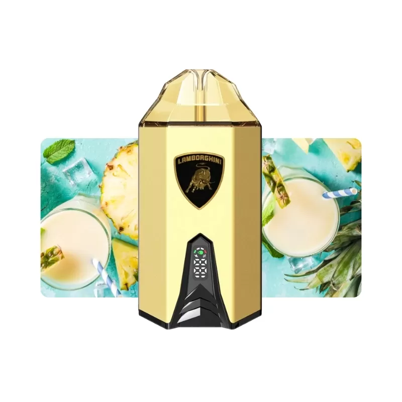 Vaper Descartable Lamborghini Aventador 2% Nicotina 12000 Puffs - Piña Colada