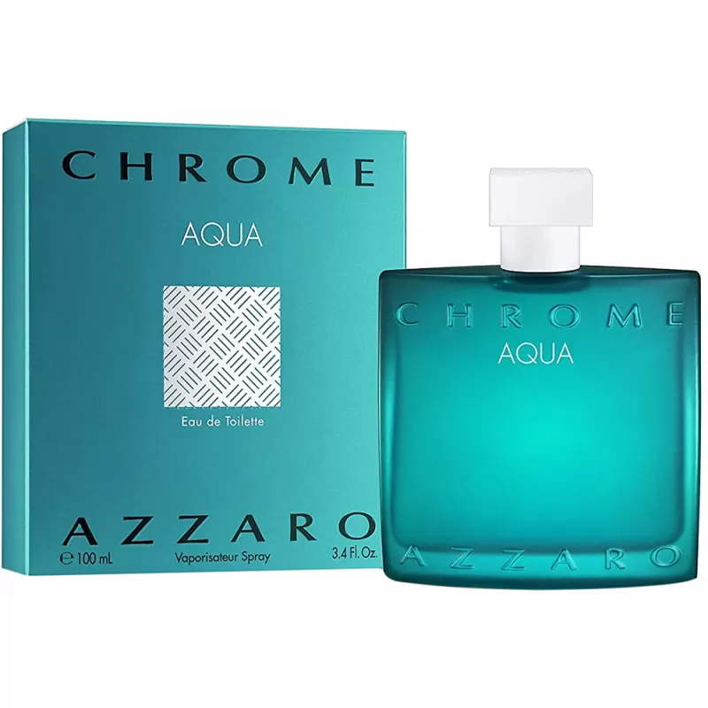 Perfume Azzaro Chrome Aqua EDT Masculino - 100ml