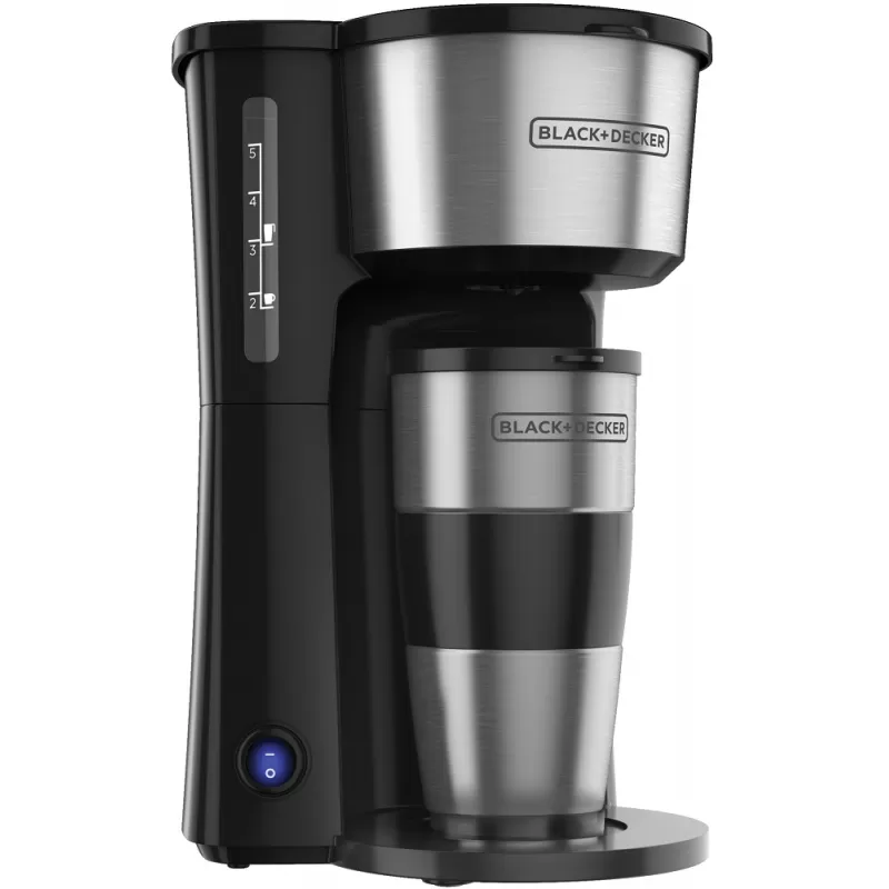 Cafetera Eléctrica Black+Decker Coffe Station CM0755S-CL 650W 220V - Black/Silver