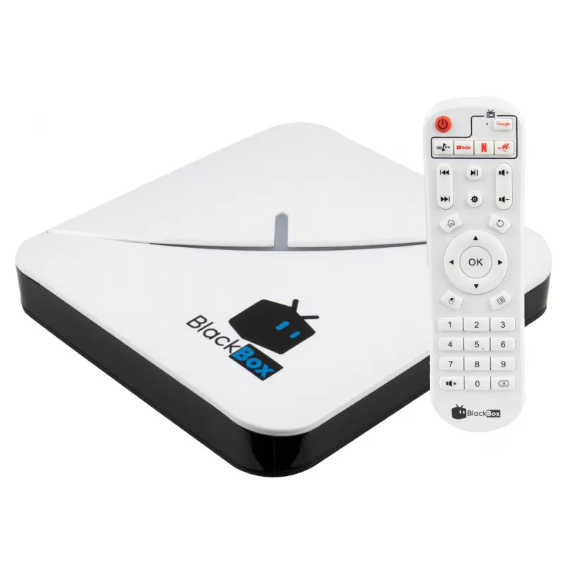 Receptor IPTV BlackBox 4K 2/16GB 5G WiFi - Blanco