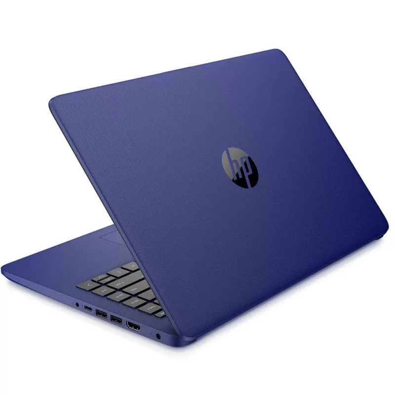 Notebook HP 14-Dq0005dx 14" Intel Celeron 4/64GB EMMC W10 - Indigo Blue