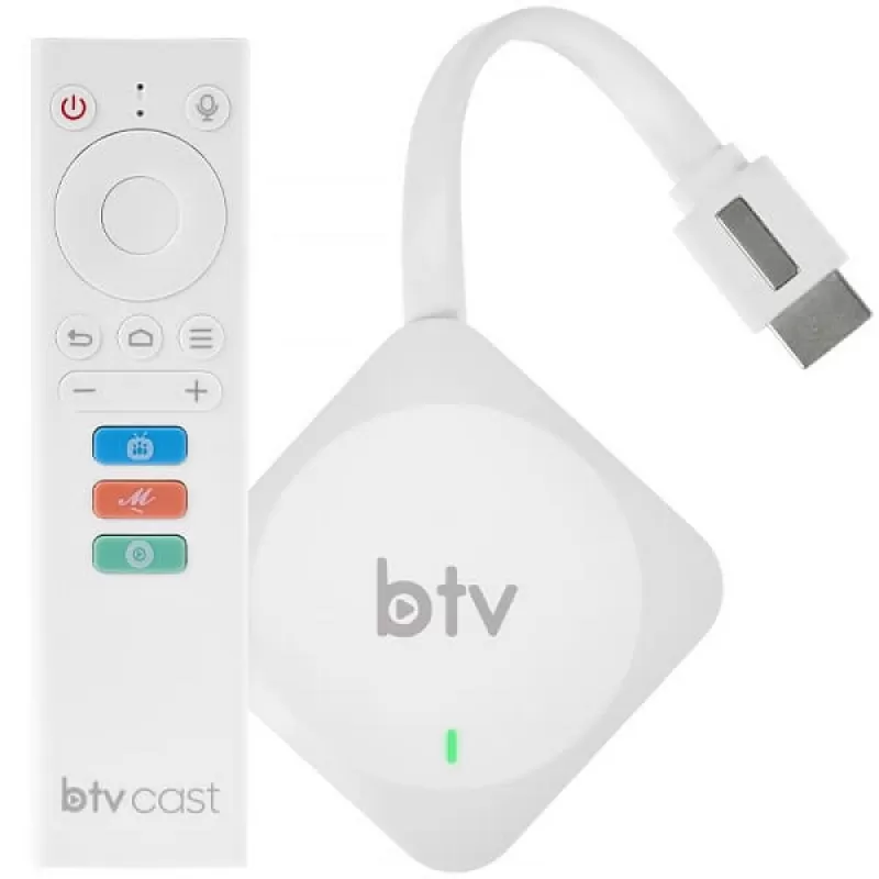 Receptor Tv Box BTV Cast 4K UHD 2/8GB Bluetooth/Wi...