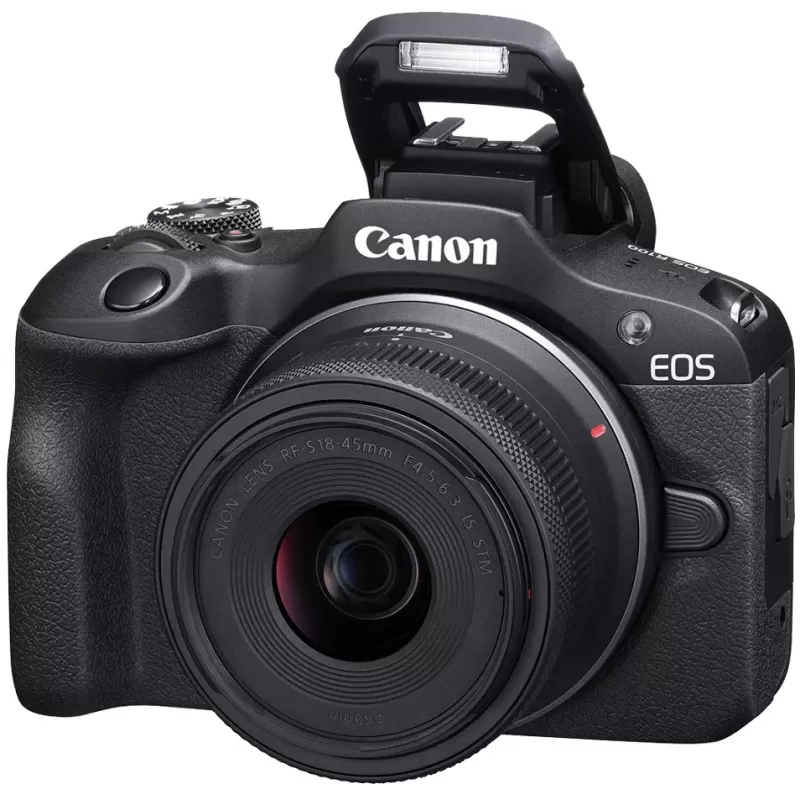 Cámara Canon EOS R100 RF-S 18-45mm F4.5-6.3 IS STM Kit - Black