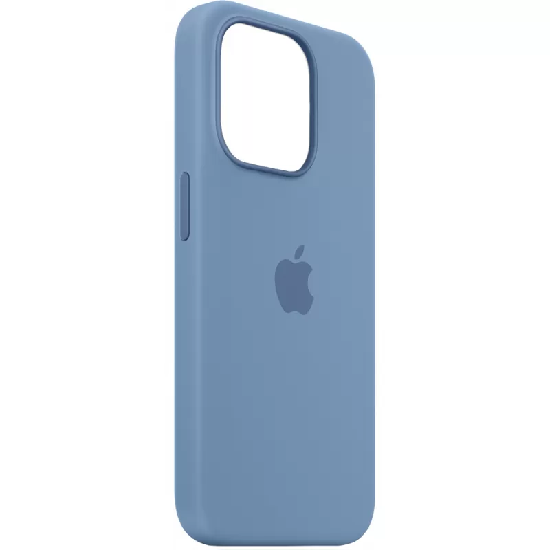 Apple Capa iPhone 15 Pro Silicone Case MT1L3ZM/A with MagSafe - Winter Blue