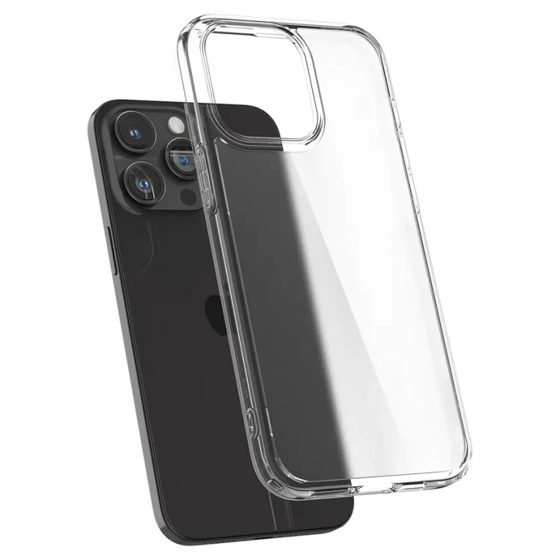 Capa Spigen iPhone 15 Pro ACS06471 Crystal Hybrid - Clear