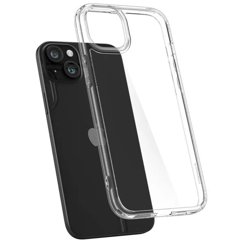 Capa Spigen iPhone 15 Plus ACS06459 Crystal Hybrid - Clear