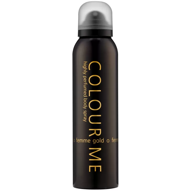 Body Spray Colour Me Femme Gold Femenino - 150ml