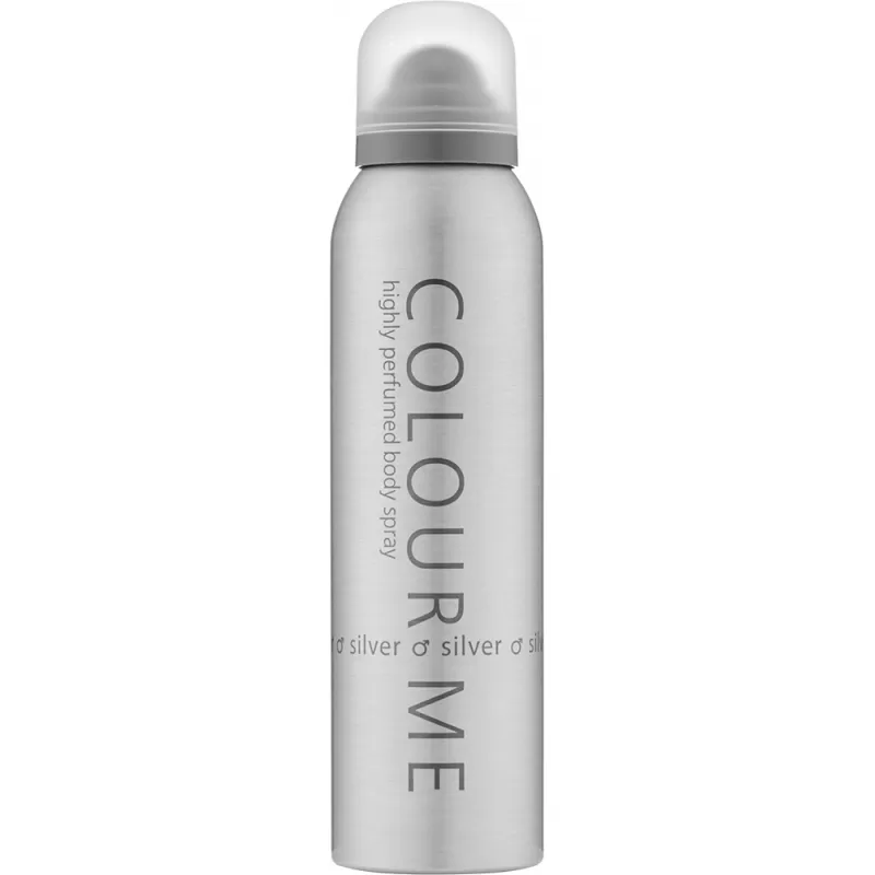 Body Spray Colour Me Silver Masculino - 150ml