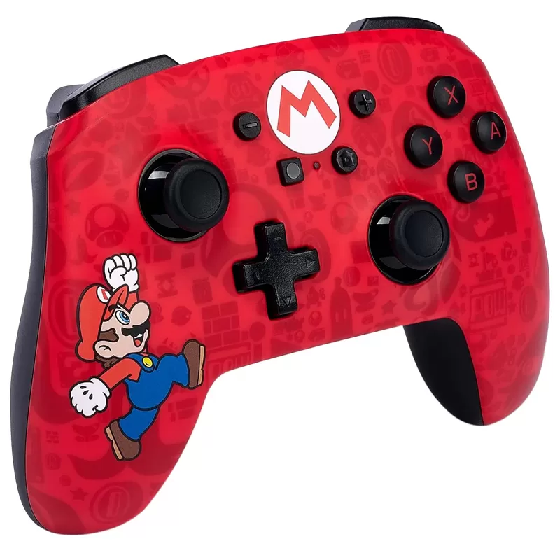 Control Wireless PowerA Nintendo Switch - Here We Go Mario (PWA-A-00654)