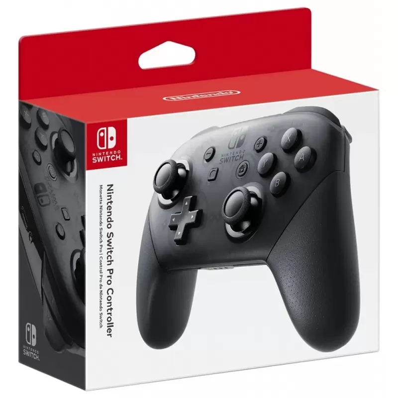 Control Nintendo Switch Pro Wireless - Black (Caja Fea)