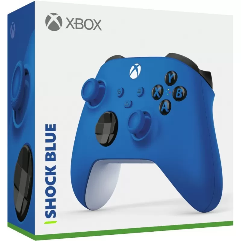 Control Wireless Microsoft Xbox Series X/S - Shock Blue (QAU-00001/09) - Caja Fea