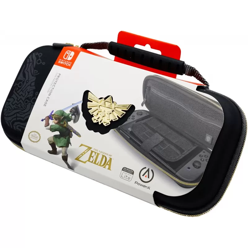 Estuche Protector PowerA para Nintendo Switch Universal Hylian Crest PWA-A-02406 - Black