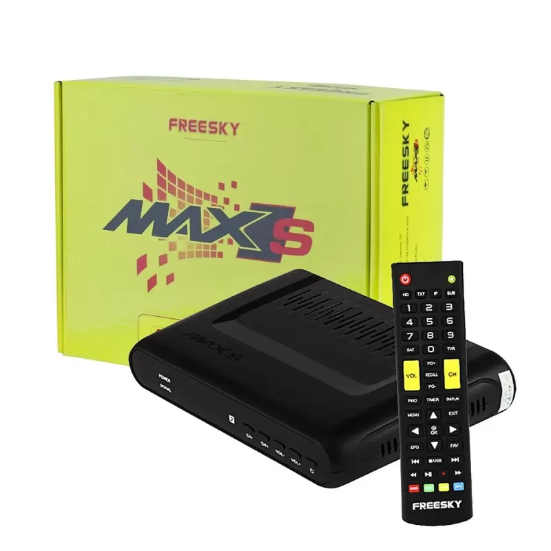 Receptor FTA Freesky Max S 4K Wi-Fi IPTV