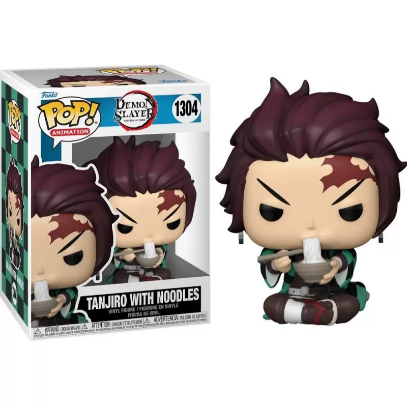 Muñeco Funko Pop! Demon Slayer - Tanjiro With Noodles 1304