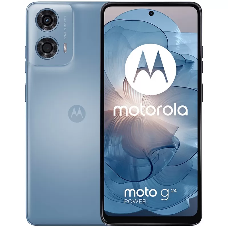 Smartphone Motorola Moto G24 Power XT2425-1 DS NFC LTE 6.56" 8/256GB - Celeste Glaciar