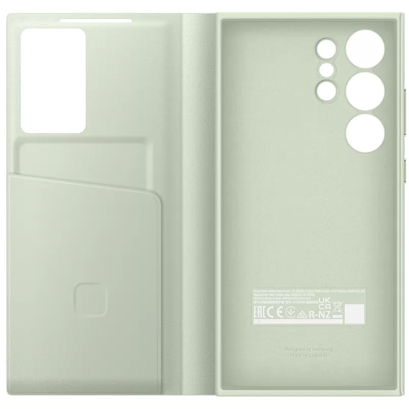 Capa Samsung Galaxy S24 Ultra EF-ZS928CGEGWW Smart View Wallet - Light Green