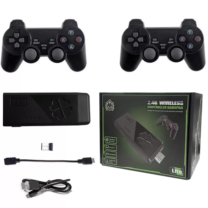 Consola Game Stick Lite 64GB 2 Controles - Black