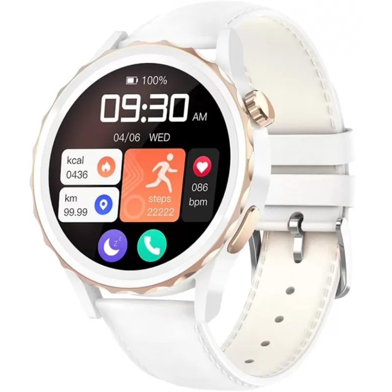 Reloj Smart G-Tab GT5 Pro - White/Gold