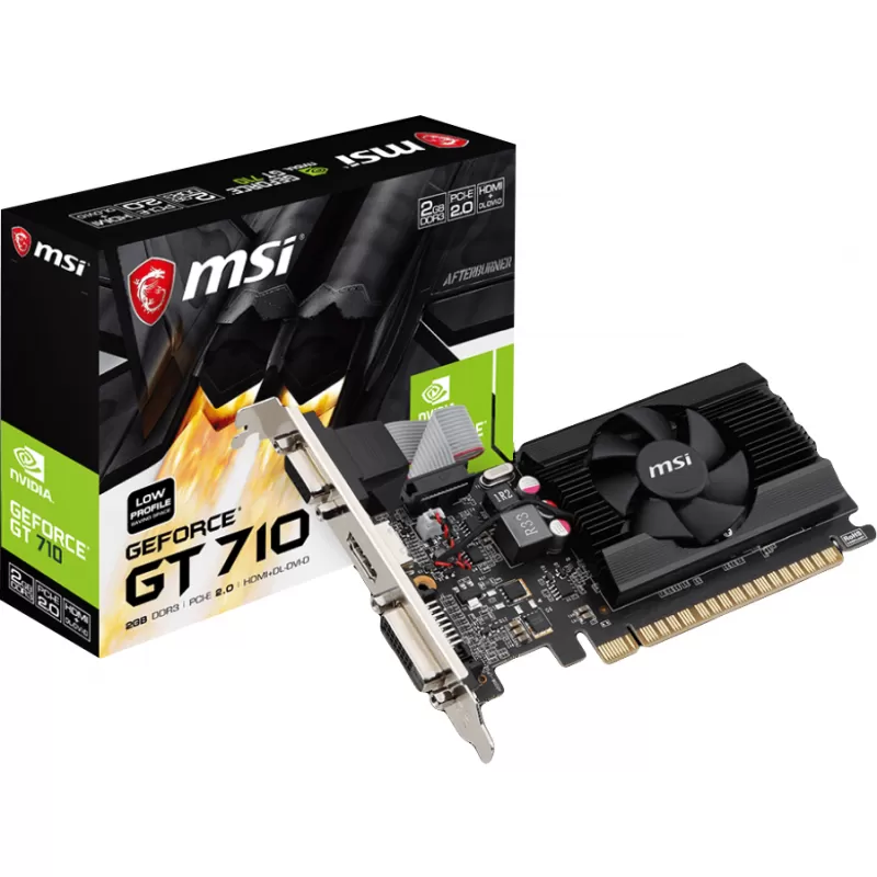 Placa de Video MSI NVIDIA GeForce GT710 2GB DDR3