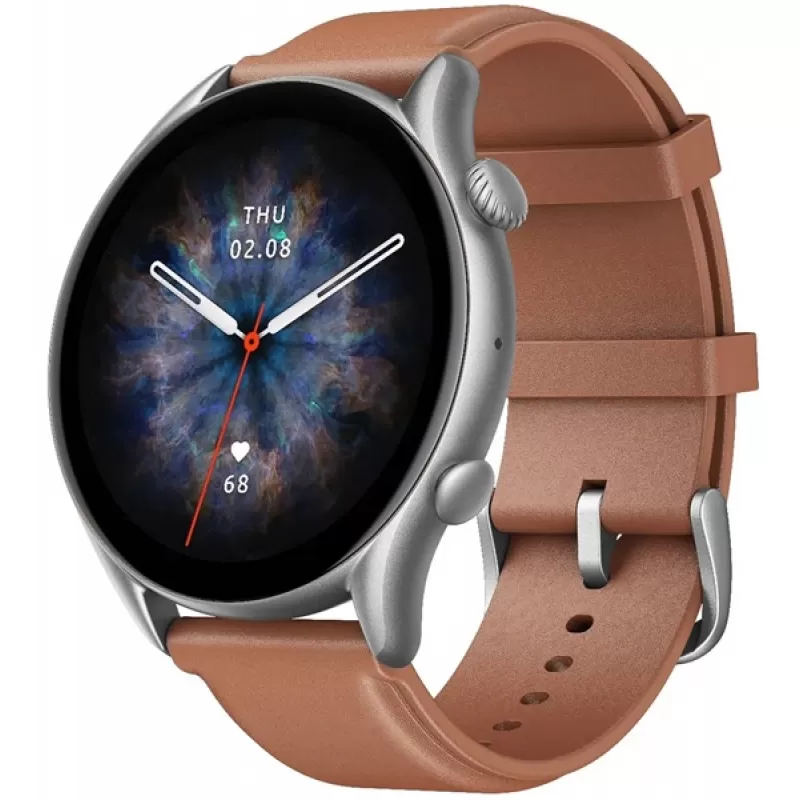 Reloj Smart Amazfit GTR 4 New A2040 - Brown Leathe...