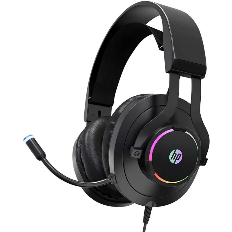 Headset Gaming HP H360 con Micrófono LED Negro