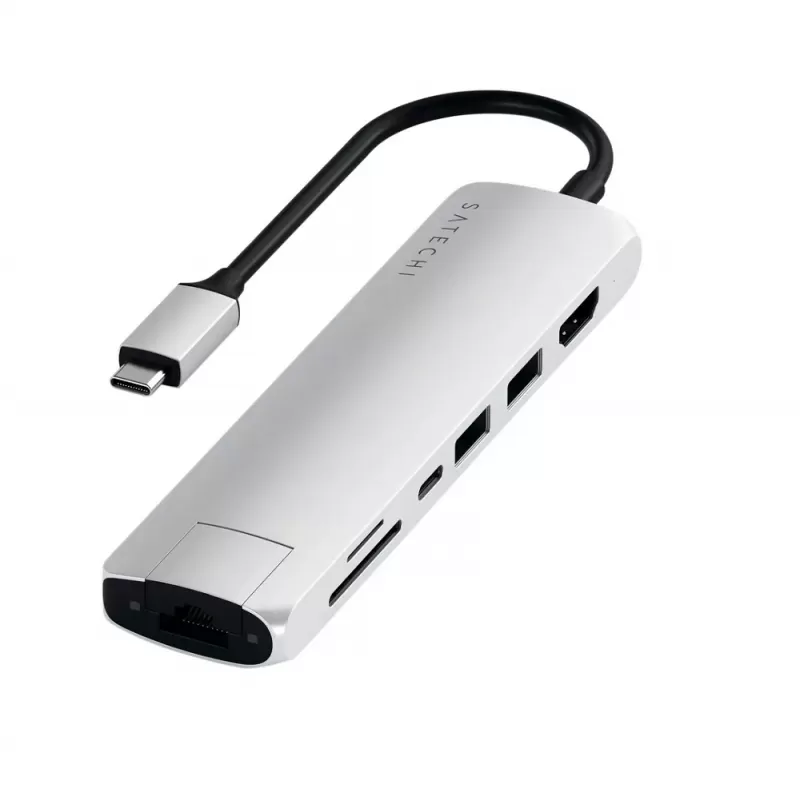 Hub Satechi ST-UCSMA3S Slim Multi-Port with Ethern...