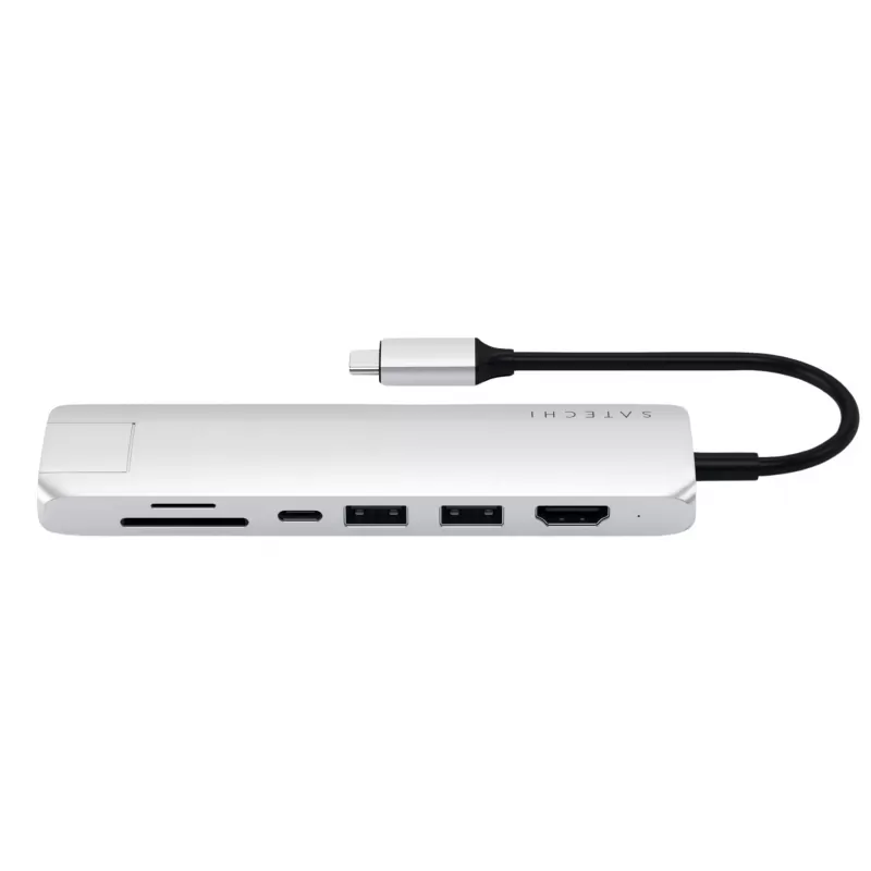 Hub Satechi ST-UCSMA3S Slim Multi-Port with Ethernet - Silver