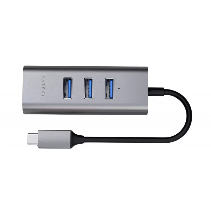 Hub Satechi ST-TC2N1USB31AM USB-C/USB-A/Ethernet - Space Gray