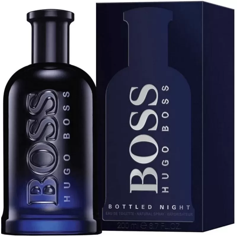 Perfume Hugo Boss Bottled Night EDT Masculino - 20...