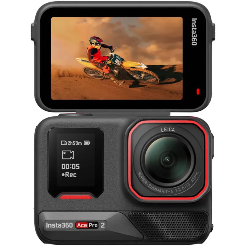 Cámara de Acción Insta360 Ace Pro 2 8K AI-Powered - Black (CINSBBGA)