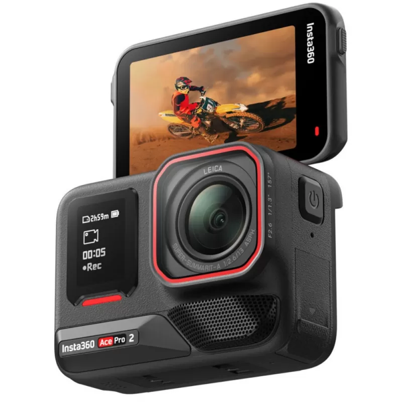 Cámara de Acción Insta360 Ace Pro 2 8K AI-Powered - Black (CINSBBGA)