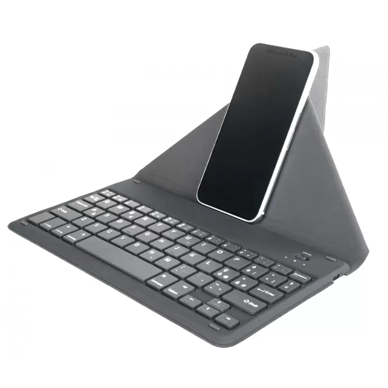 Teclado Wireless Tucano TAB-SC10-ES-BK con soporte - Black