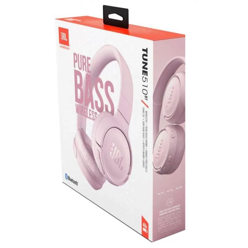 Auricular JBL Tune 510BT Bluetooth - Pink