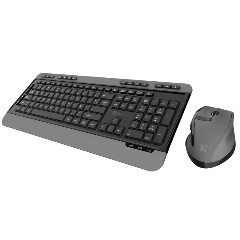 Teclado + Mouse Wireless Klipxtreme KBK-520 Magnifik Duo - Black (Español)