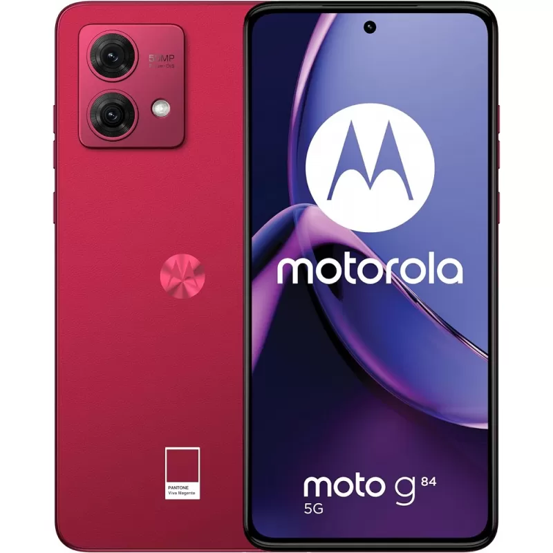 Smartphone Motorola Moto G84 XT2347-2 DS 5G NFC 6.5" 8/256GB - Viva Magenta (Slim Box)