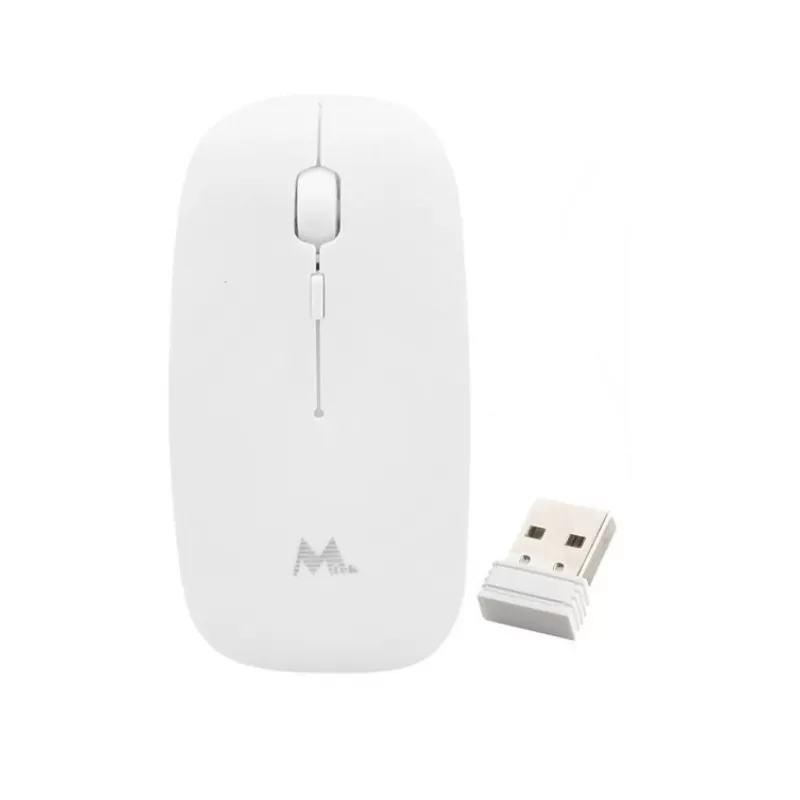 Mouse Wireless Mtek MW-4W350W - Blanco